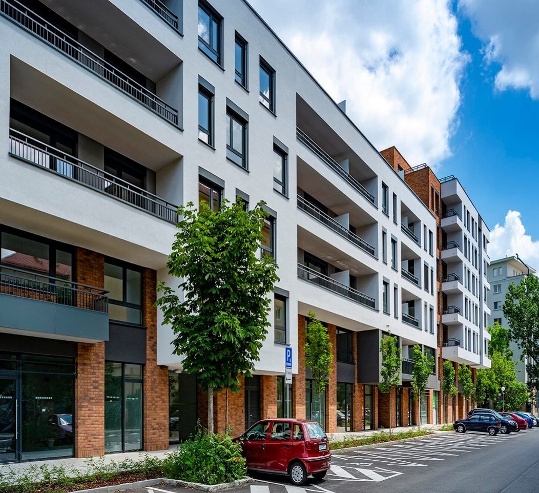 Distribution system for a reference building in the center of Bratislava