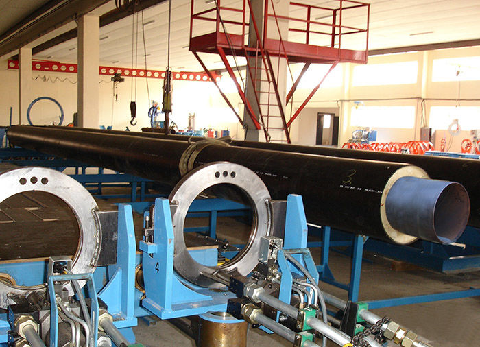 Production technology for PU insulated pipes