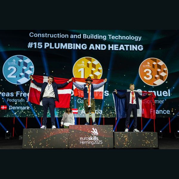 GF unterstützt nächste Installateurs-Generation bei den EuroSkills 2025