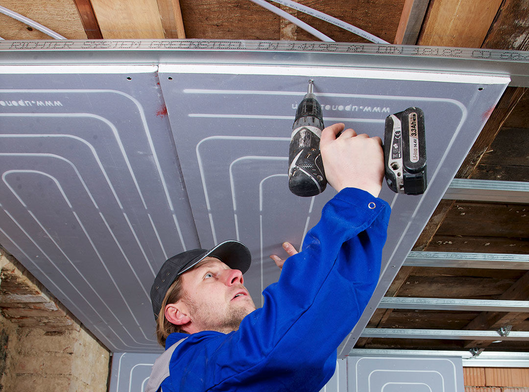 uponor renovis deckeninstallation montage