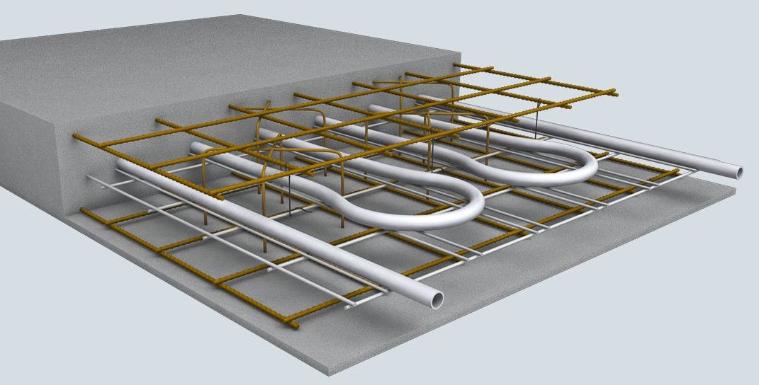 Die Vorteile der Bauteilaktivierung: Sie ist kostengünstig und lässt sich perfekt mit erneuerbaren Energiequellen kombinieren.