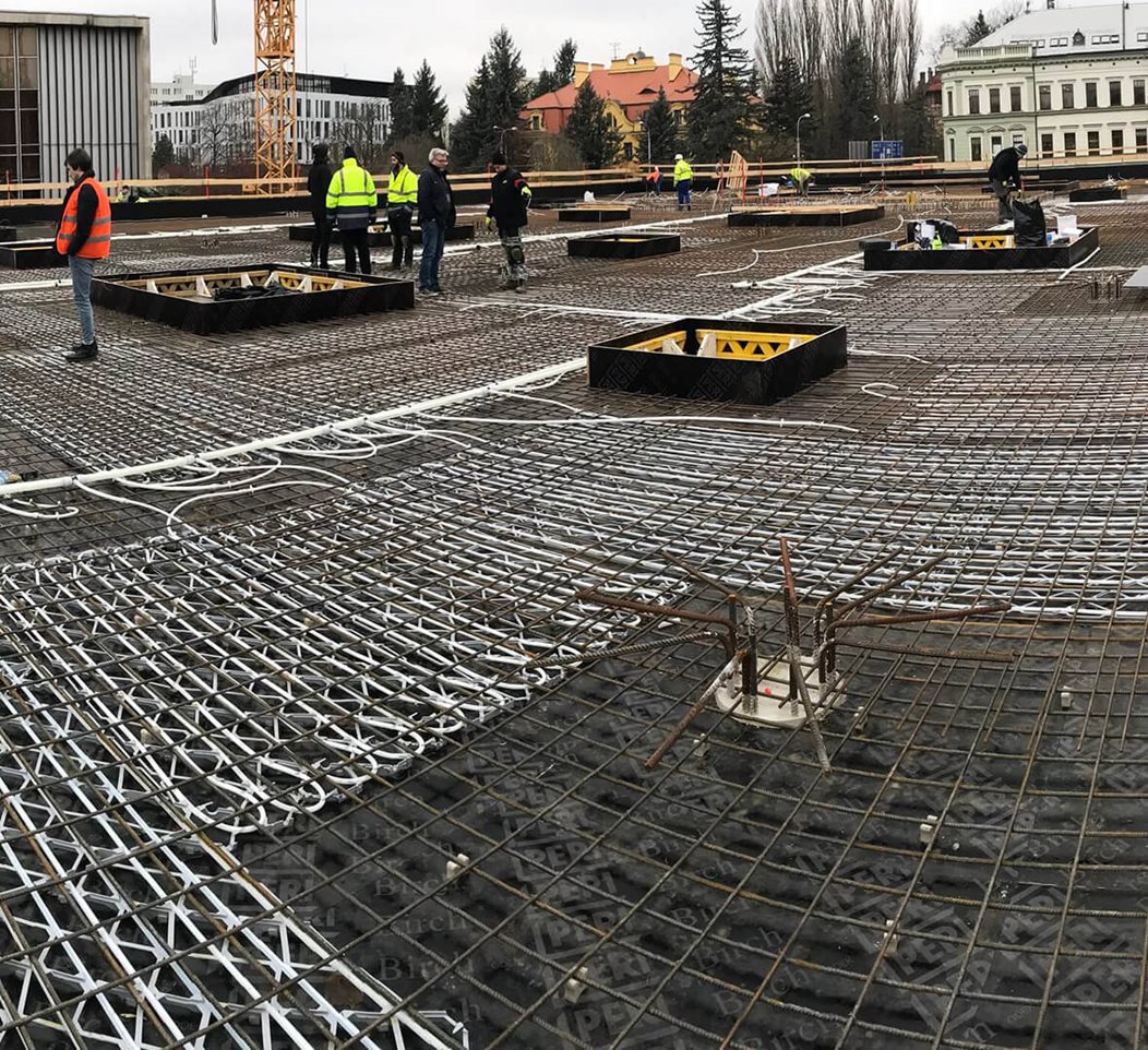 Concrete core activation České Budějovice Research Library