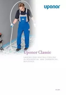 Uponor classic underfloor heating