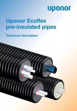 Uponor Ecoflex vorisoliertes Rohr