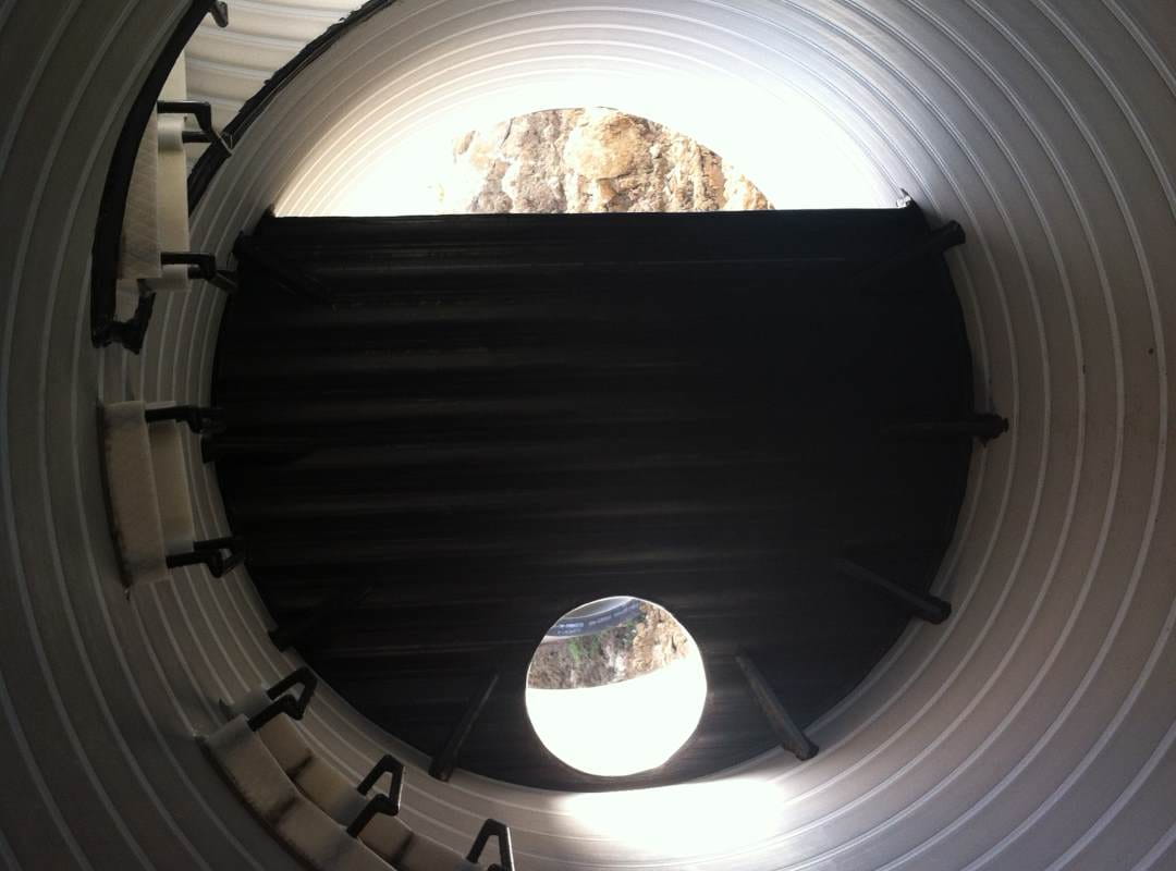 Sewage Retention canal Weholite Uponor Infra